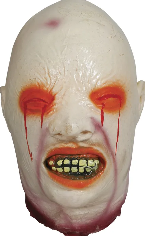 Skaldet afhugget hoved latex
