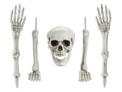 Skelet dekoration 5 dele