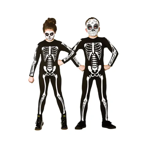 Skelet jumpsuit til børn