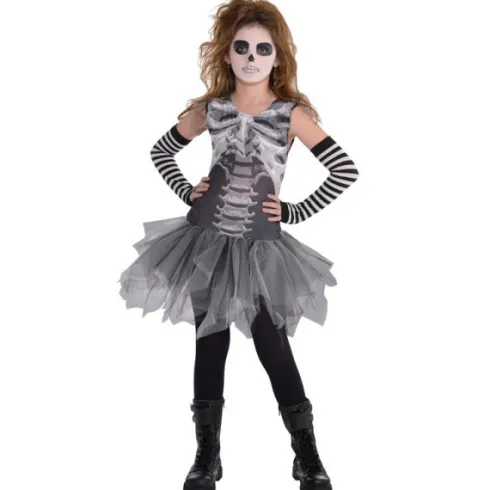 Skeletkjole til piger