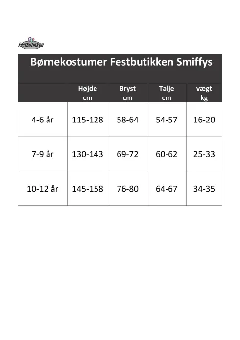 Skelet Kostume - Glow in the Dark til børn