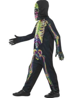 Skelet Kostume - Glow in the Dark til børn