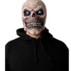 Skelet maske med blå lys