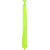 Slips i satin neon grøn