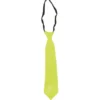 Slips med pailletter i neon gul
