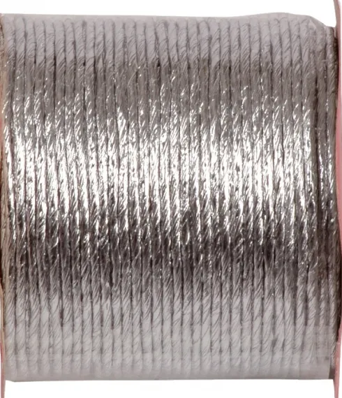 Snor i Metallic Sølv