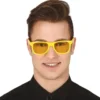 Solbrille i gul med gule glas