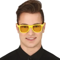 Solbrille i gul med gule glas
