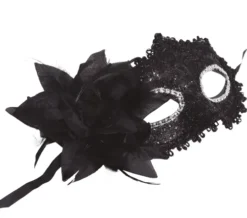 Sort blonde maske