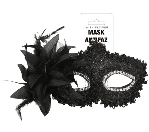 Sort blonde maske
