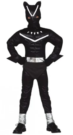 Sort Panther kostume barn