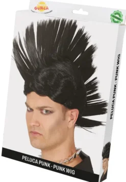 Sort punkparyk mohawk