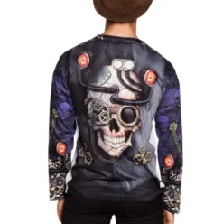 SteamPunk T-shirt med motiv