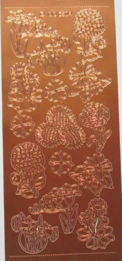 Stickers med ass. blomster