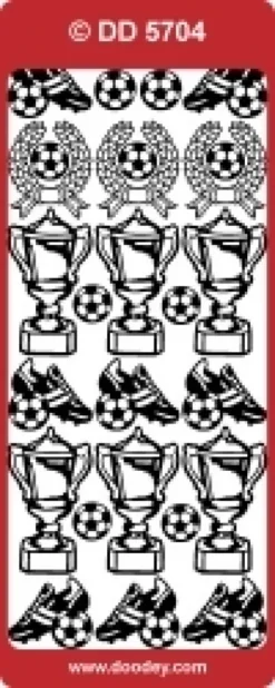 Stickers med fodboldmotiver