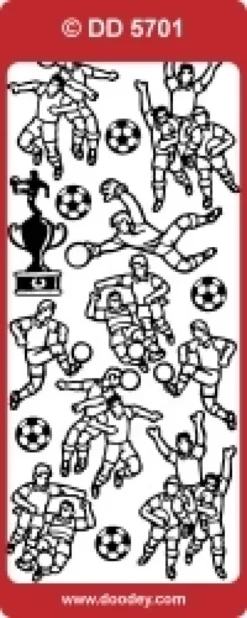 Stickers med fodboldspillere
