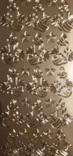 Stickers med julelys