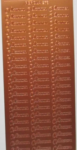 Stickers med Velkommen tekst