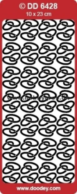 Stickers med 56 x dobbeltringe