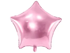 Stjerne folieballon Lyserød 48cm