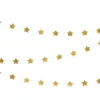 Stjerne Guirlande - guld