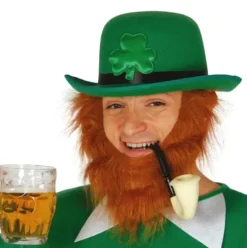 St.Patricks day bowler hat i filt
