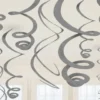 Swirls i Sølv 12stk