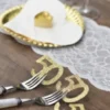Tal konfetti stor 30 guld