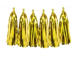 Tassel Folieguirlande 2 m GULD