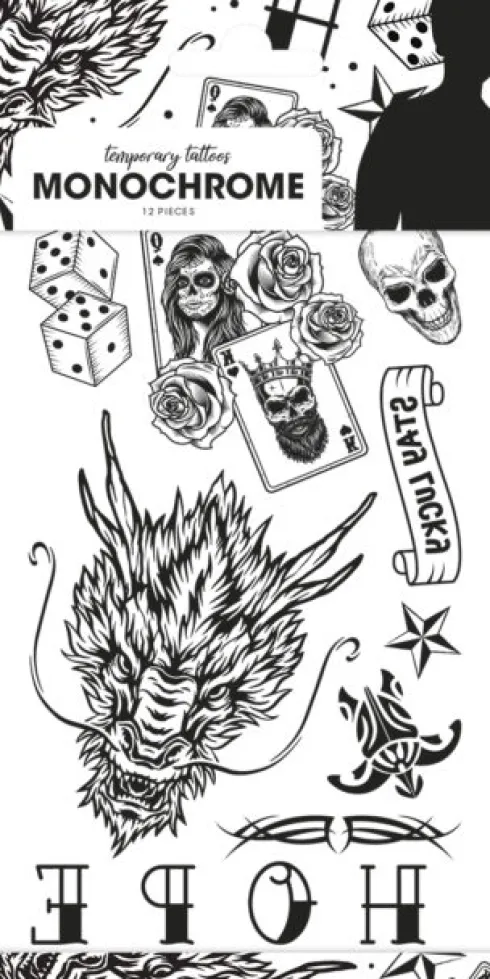 Tattoo Monokrom HOPE