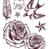 Tattoo Monokrom LOVE