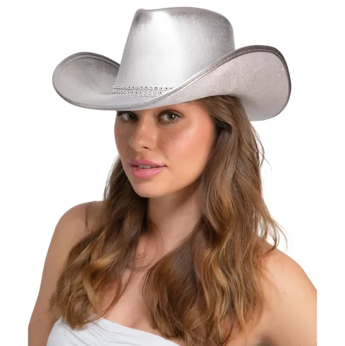 Texas hat - sølv