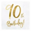 90 th Birthday Servietter