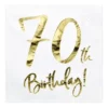70 th Birthday servietter