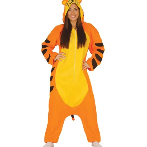 Tiger kostume jumpsuit