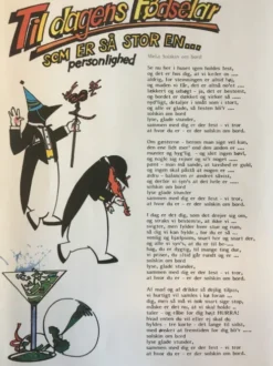 Til dagens fødselar som er så stor en personlighed
