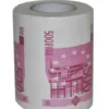 Toiletpapir med Euro-print