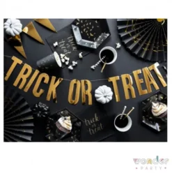 Trick or Treat Banner guld