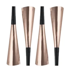 Tudehorn i rosegold 4 stk