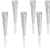Tudehorn i sølvmetallic pap