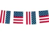 USA flag guirlande i plast, 10 mtr