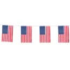 USA flag guirlande i stof