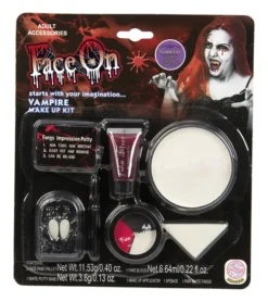 Vampyr makeup kit inkl. tænder