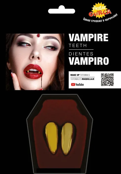 Vampyr tænder i guld