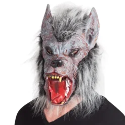 Varulv maske i grå latex
