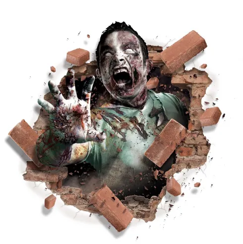 Væg dekoration - Halloween Zombie
