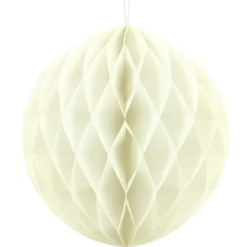Vævbold ø 40 cm Creme