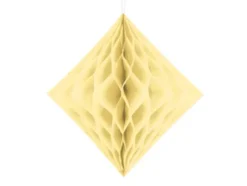 Væv diamant 30 cm i Creme-Elfenbensfarve