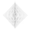 Væv diamant 20 cm i Hvid