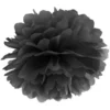 Væv pompom Sort Ø25